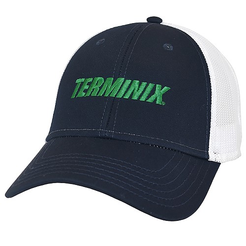 Navy/White Low Profile Trucker Cap