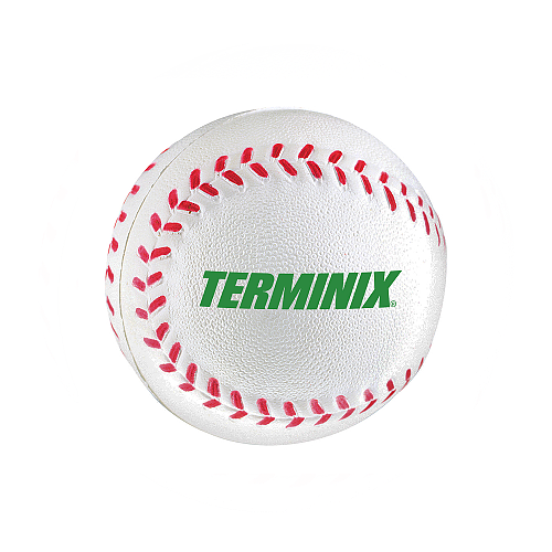 White/Red Baseball Stress Reliever